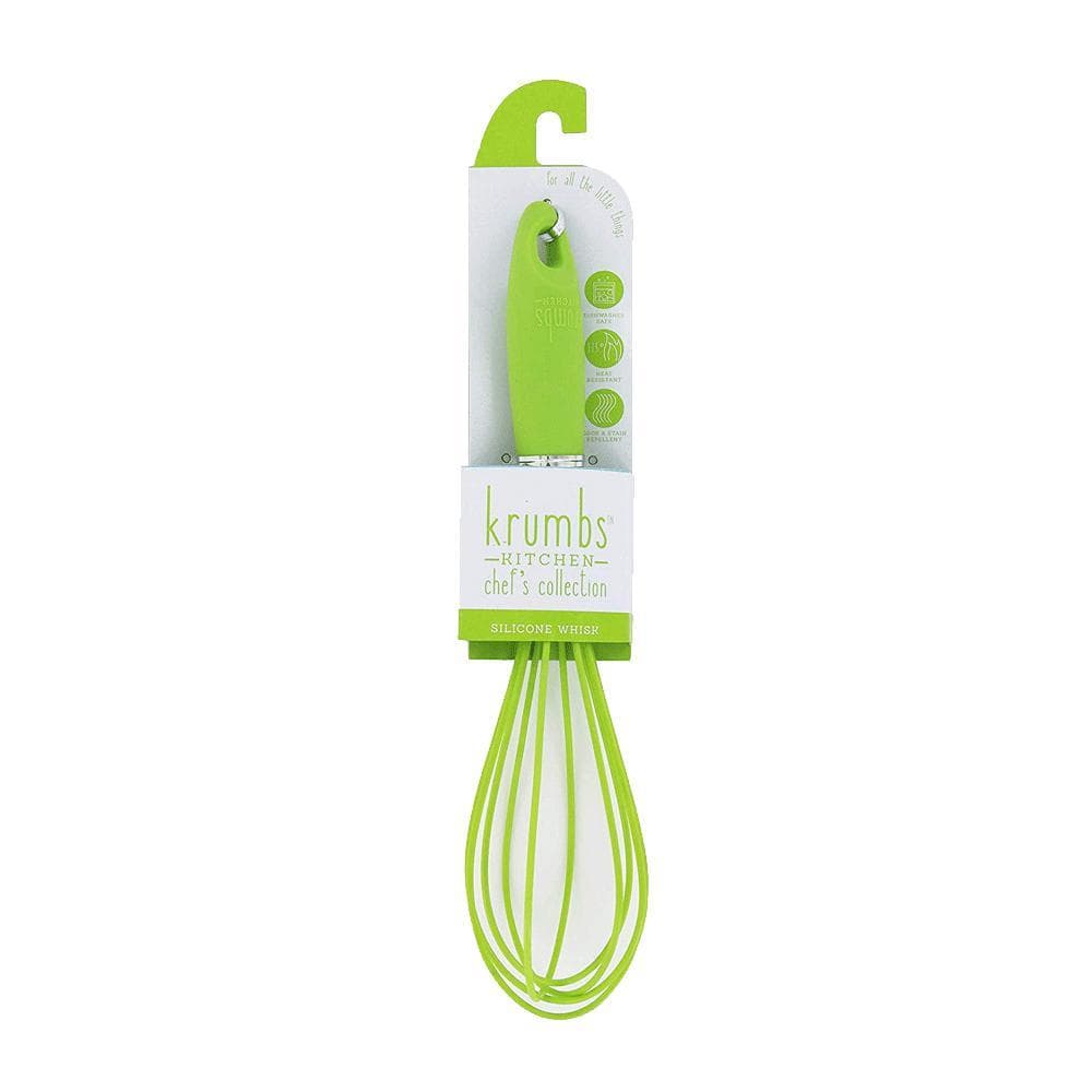 Krumbs Kitchen Chef's Collection Silicone Whisk, Green