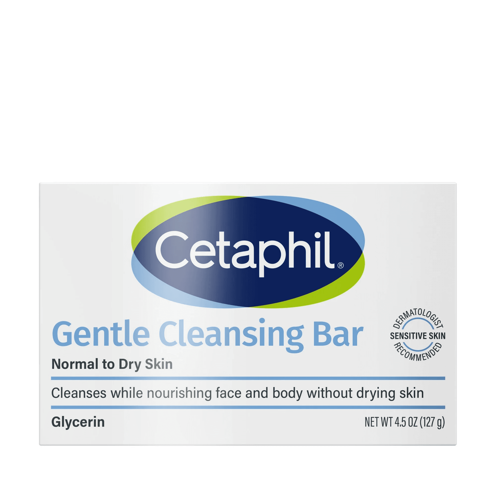 Cetaphil Gentle Cleansing Bar, 4.5 oz, Nourishing Cleansing Bar