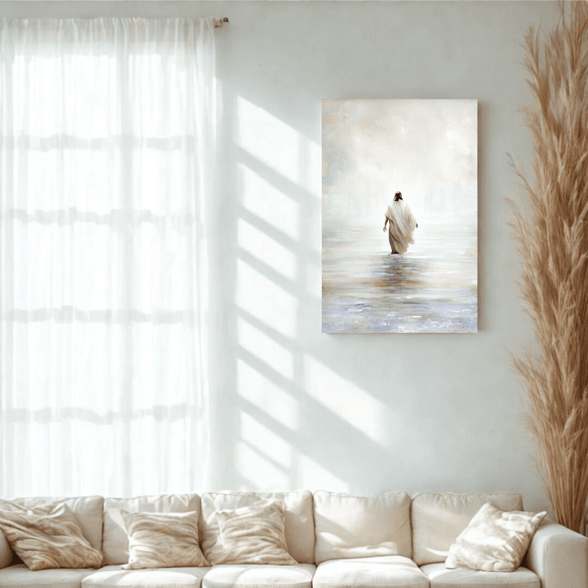 Walking on Water - Canvas Print Vertical