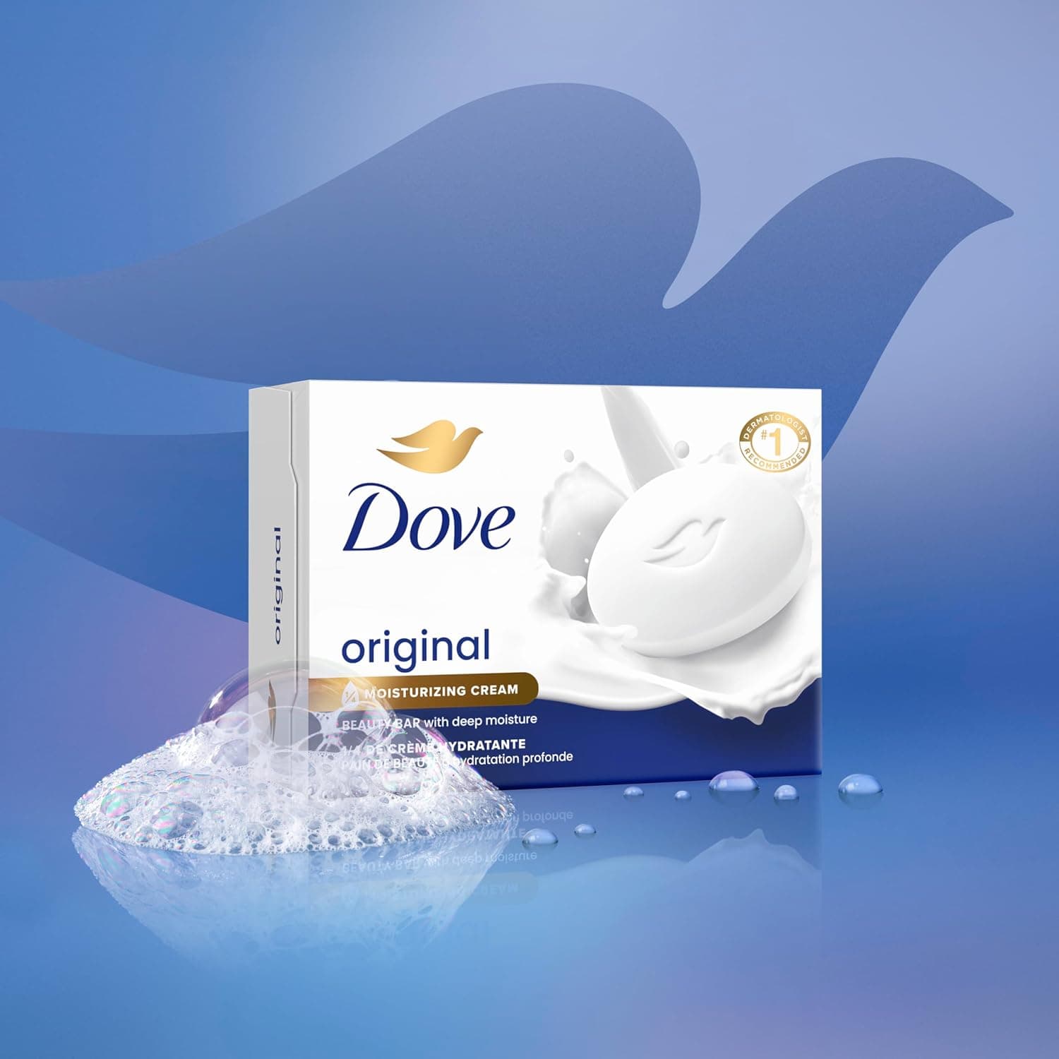 Dove Moisturizing Beauty Bar Soap Original, 3.75 oz