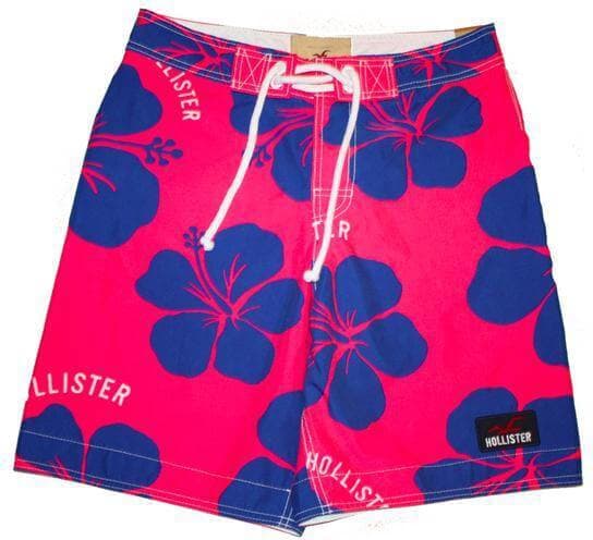 Hollister Cargo Floral Board Swim Shorts
